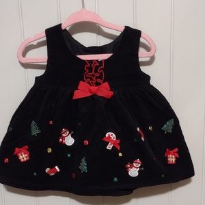 Christmas dress for baby girl size 9M